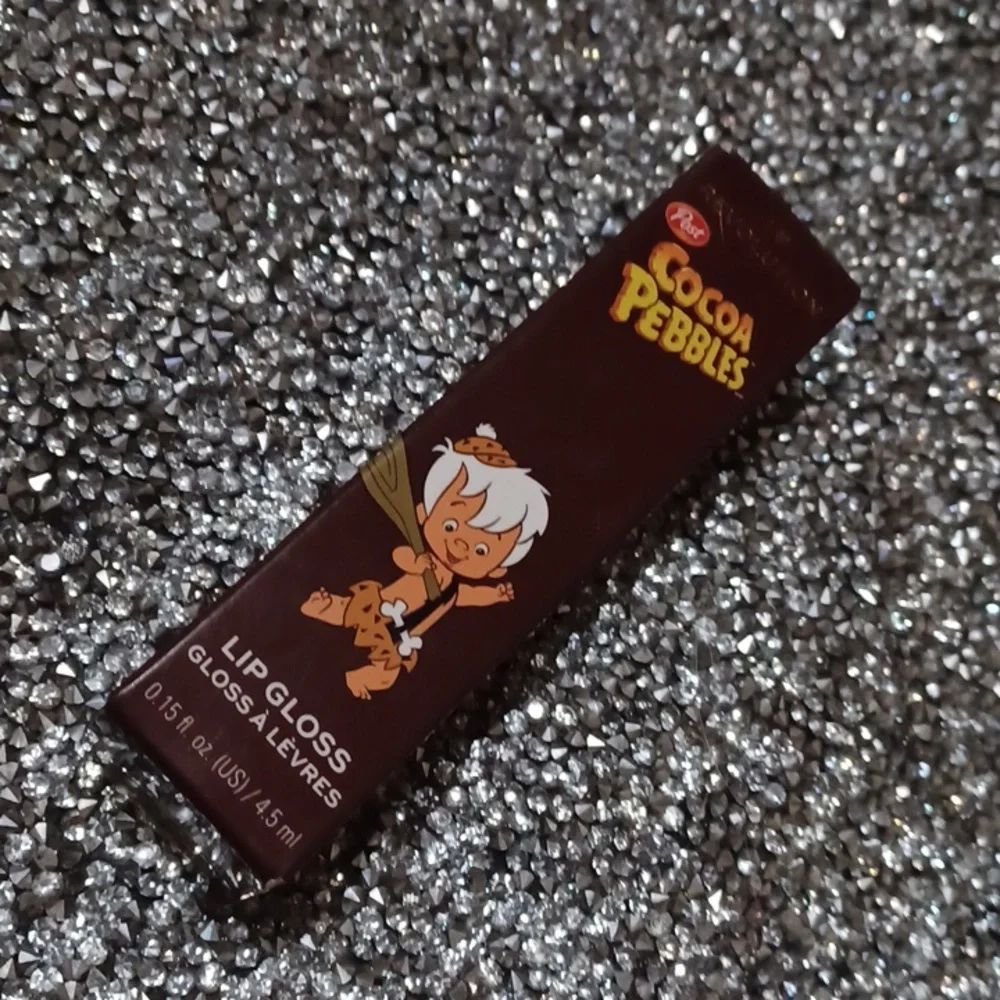 Revolution x Cocoa Pebbles RARE Lip Gloss BAMM-BAMM NWT